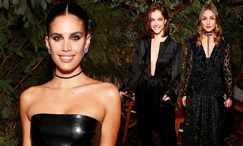 Sara Sampaio Flaunts Model Figure In Sexy Black Mini Dress At David