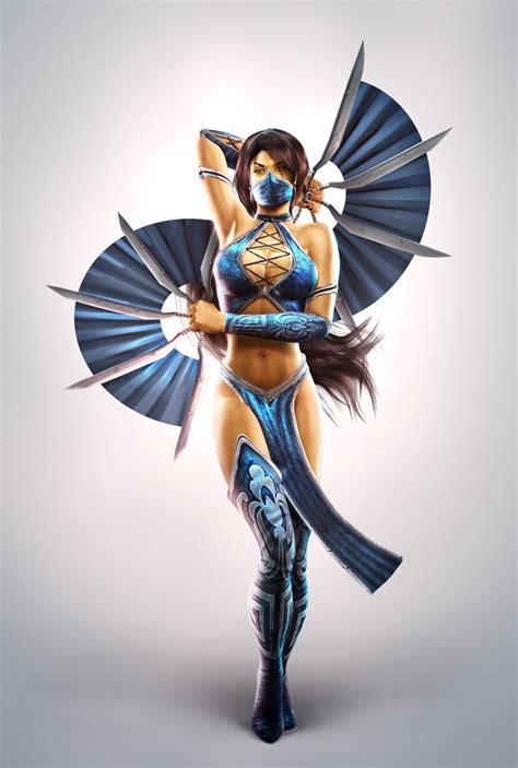 Mortal Kombat 9 Artwork Renders For Kitana Mileena