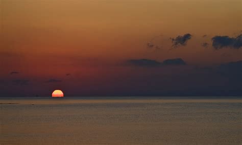 Sunrise On The Horizon Mediterranean Sea Ed Okeeffe Photography