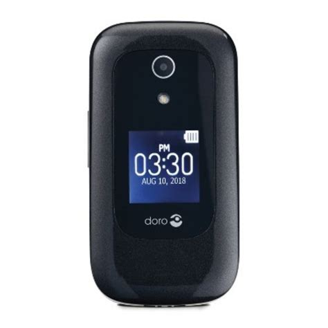 New Consumer Cellular Doro 4gb Kaios Flip Phone Black
