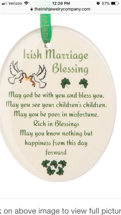 Pin On Irish Wedding Blessing