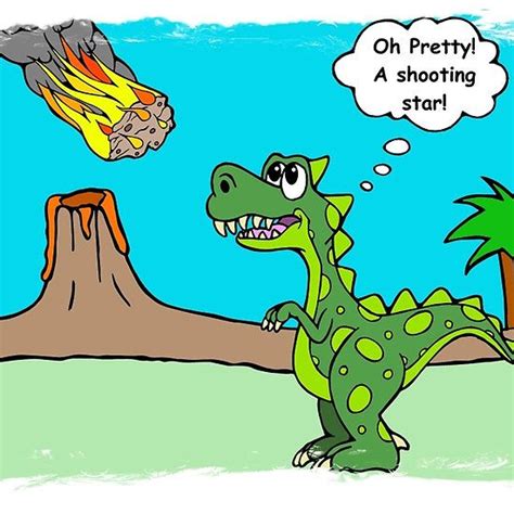 Stupid Dinosaur And Meteor By M Scott Phifer Dinosaur Meteor Phifer