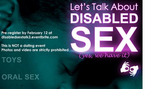Lets Talk About Disabled Sex By Disability Pride Philadelphia Inc In Philadelphia Pa Alignable