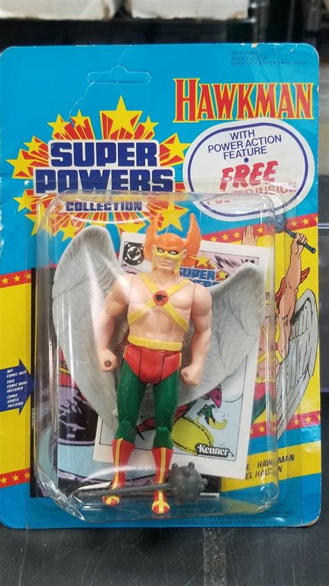 Super Powers Kenner Vintage Hawkman Uk Palitoy Rare Action Figure