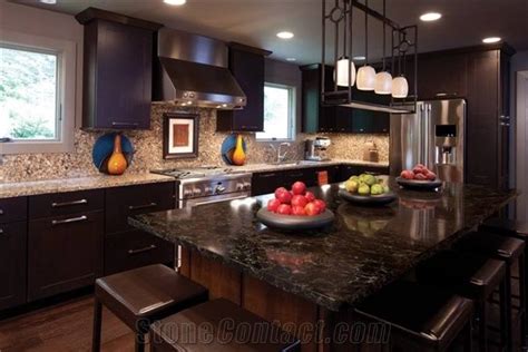 Cambria Solid Surface Kitchen Island Top And Perimeter Counter From