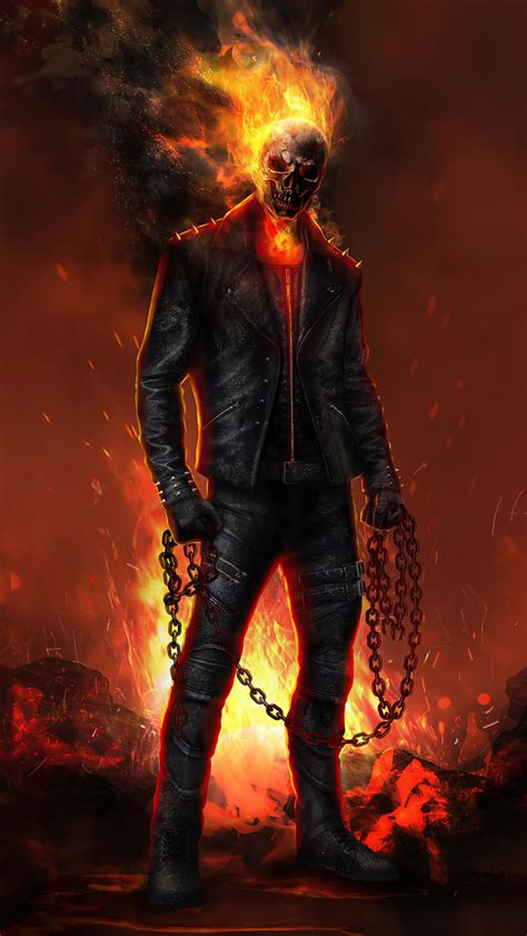 640x1136 Ghost Rider 2020 Artwork 4k Iphone 55c5sse Ipod Touch Hd