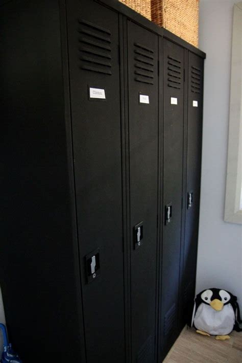 Find a variety of locker shelves, storage & more. School Locker makeover by Hermit Homewares | Metal lockers ...