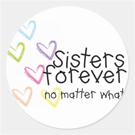 Sisters Are Forever Sticker Zazzle