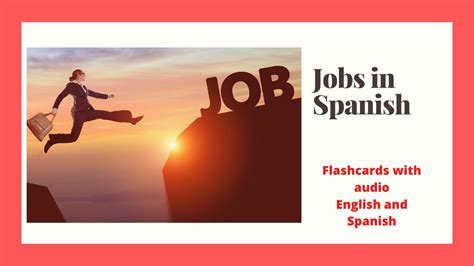 Jobs In Spanish Language English And Spanish Flashcards With Audio