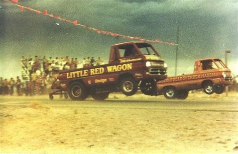 Vintage Drag Racing Wheelstanders Little Red Wagon Vs Chuckwagon