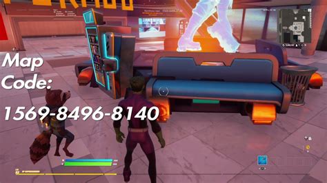this map has all the emotes in fortnite unreleased rare og and built in youtube