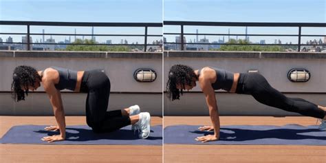 how to do a bear hold with a plank popsugar fitness