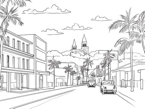 Dominican Republic Themed Coloring Coloring Page