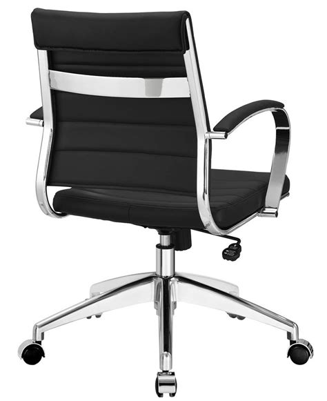 Officechairsusa explains on each product page the type of leather or leather hybrid used on all leather desk chairs. Ribbed Back Aria Leather Office Chair - ModernSelections.com