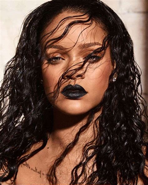 Rihanna In Fenty Beauty Mattemoiselle Photoshoot