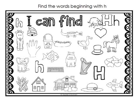 Free online games for phase two of the letters and sounds phonics programme to help children learn to read, write and spell. Phonics: h sound - Interactive worksheet