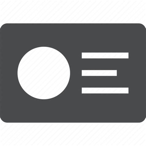 Account Badge Card Id Identification Profile Icon