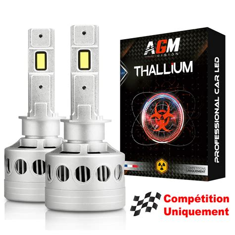 Kit Ampoules Led H1 Thallium CompÉtition Ultra Puissante 170 Watts 32