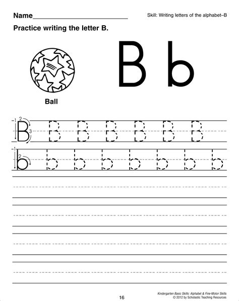Letter B Printable Worksheets Printable Cards
