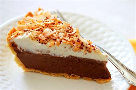 Boozy Coconut Chocolate Cream Pie Desserts Good Pie Sweet Treats