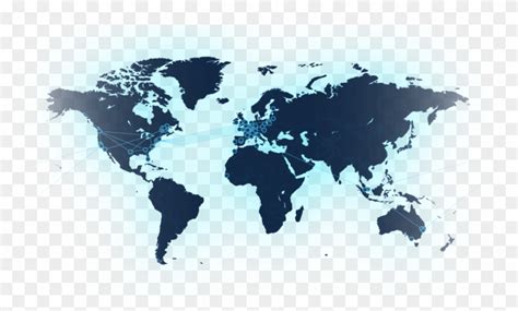 Flat World Map Outline Vector Hd Png Download 1168x6364436305
