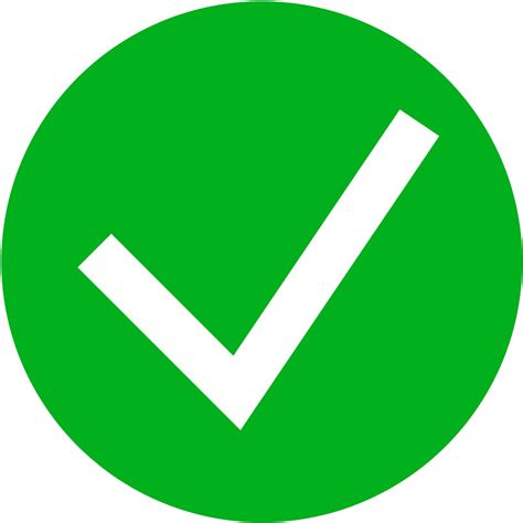 Download Green Tick Check Mark Icon Simple Style Vector Done Icon Png