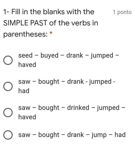 Supply The Correct Form Of The Verbs In Parentheses