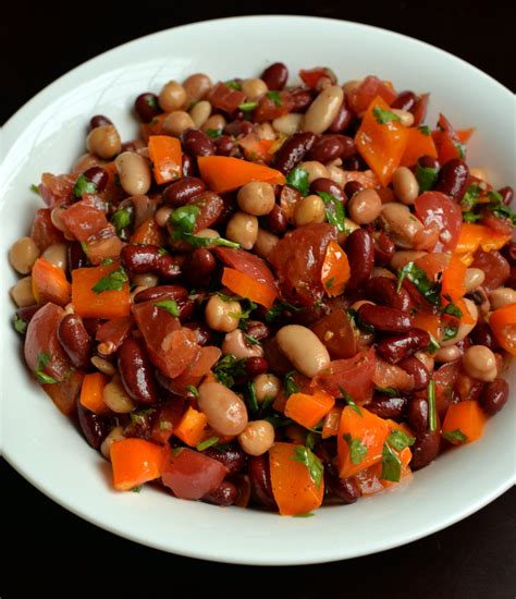Southwestern Mixed Bean Salad With A Chile Lime Dressing Keeprecipes