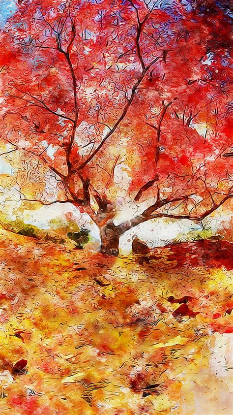 Autumn Shine Painting By Am Fineartprints Fine Art America