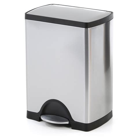 Simplehuman 8 Gallon Step On Stainless Steel Trash Can And Reviews Wayfair