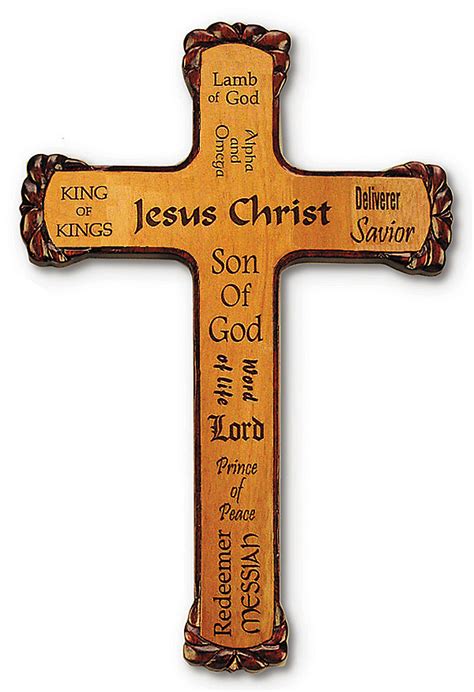 Cross Names Of Jesus Wood Cokesbury