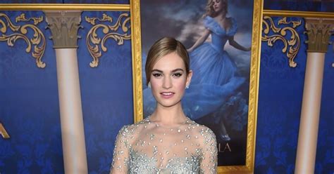 Lily James Refutes Claims Her Waist Is Digitally Edited Ny Daily News