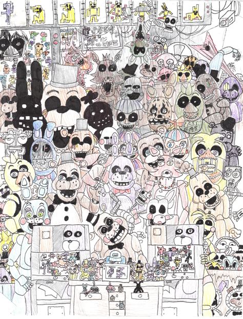 Fnaf Collage Part1 By Mrlemoning On Deviantart