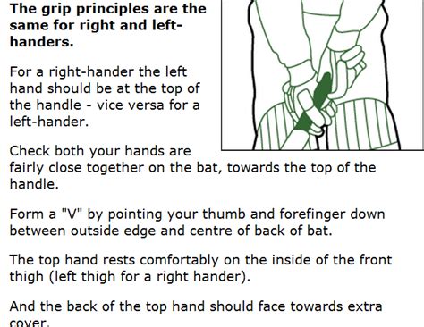 Cricket Master 11 How To Grip A Bat
