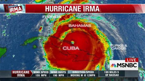 Hurricane Irma Again A Category 5 Storm As