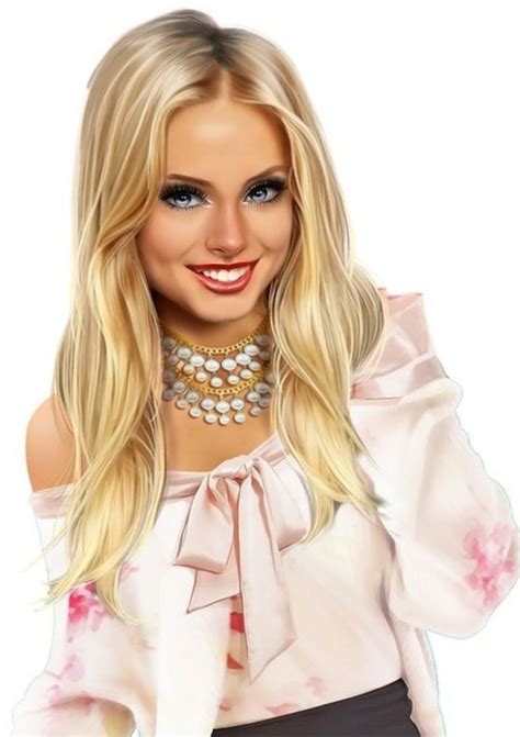 7⃣5⃣ 🍌🍍 🍒 3d 🍒 🍑 Blonde 🍑 Beautiful Lady Face Digital Art Girl Fashion Design