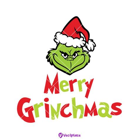 Merry Grinchmas Svg Christmas Svg Cut File Cricut Png Vector Vectplace