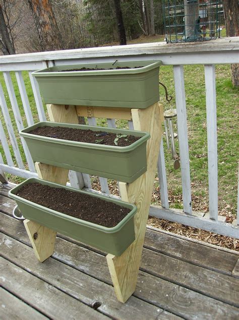 Three Tier Planter Made With Stair Stringers Herb Planter Planter
