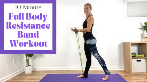 10 Minute Full Body Resistance Band Workout Jessica Valant Pilates