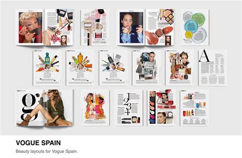 Beauty Layouts For Vogue Magazine On Behance