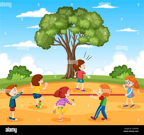 Kids In A School Field Trip Illustration Stock Vector Image And Art Alamy
