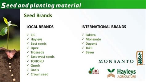 Seeds And Planting Materials Marketing