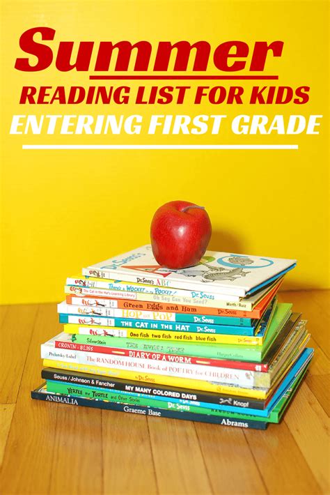 А где я могу найти 1st grade? Summer Reading List for Kids: Entering First Grade - A ...