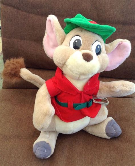 Jake Rescuers Down Under Disney Stuffed Plush Kangaroo Mouse Large