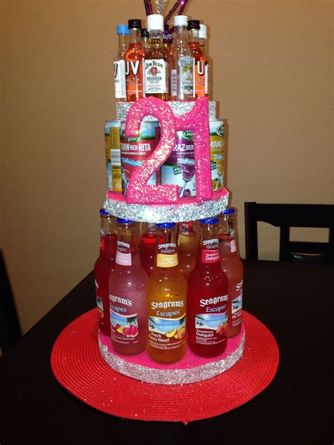 Sarah fernandez decorating a cake can be a daunting task for. 21st Alcohol Birthday cake | 21st birthday gifts, 21st ...