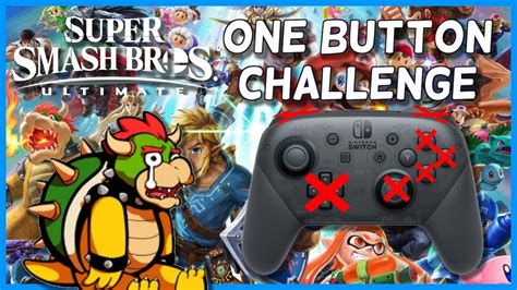 The One Button Challenge Super Smash Bros Ultimate Youtube