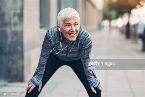 Senior Woman Bending Photos And Premium High Res Pictures Getty Images
