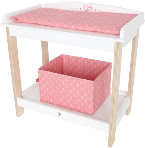 Hape Wooden Baby Doll Changing Table On Sale Play Dolls And Baby Doll Sets