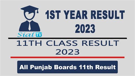 All Punjab Boards Inter Hssc 11th Class Result 2023 Announced