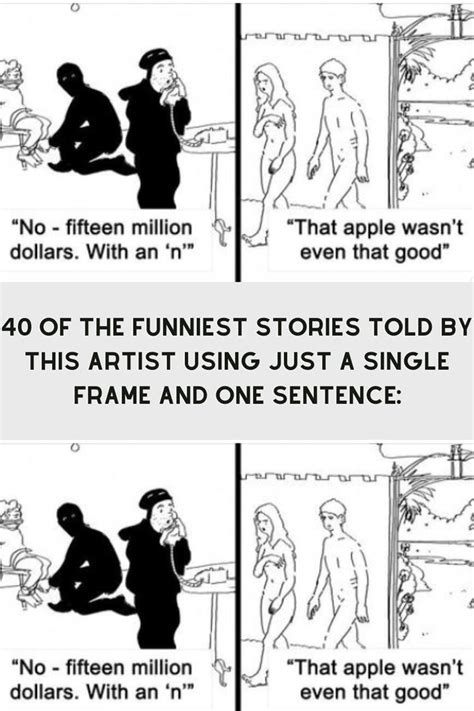 40 Of The Funniest Stories Told By This Artist Using Just A Single Frame And One Sentence Wtf